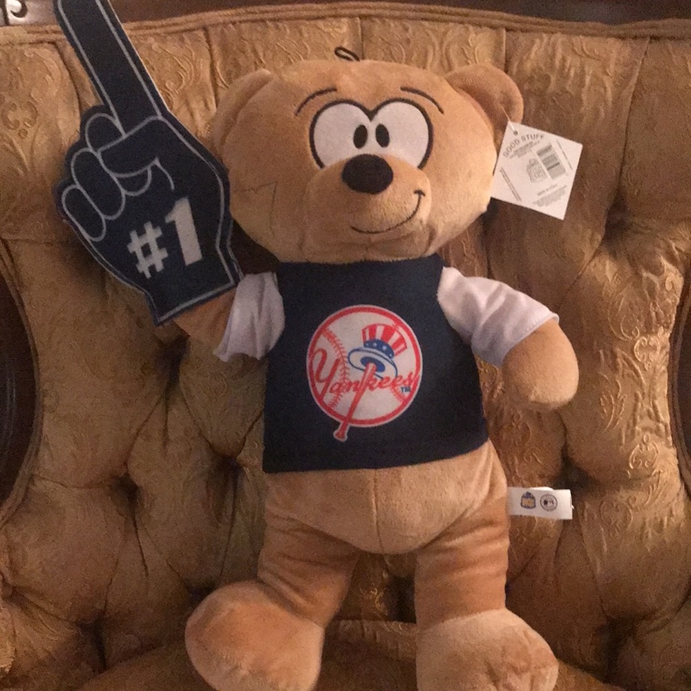 NY Yankees Plush Bear NWT 18” Tall